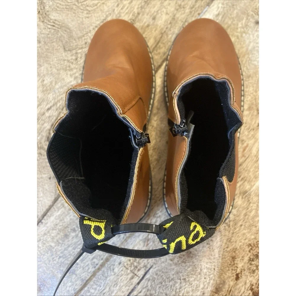 Endina Girls/Kids Chestnut Ankle Boots Size 35 EU